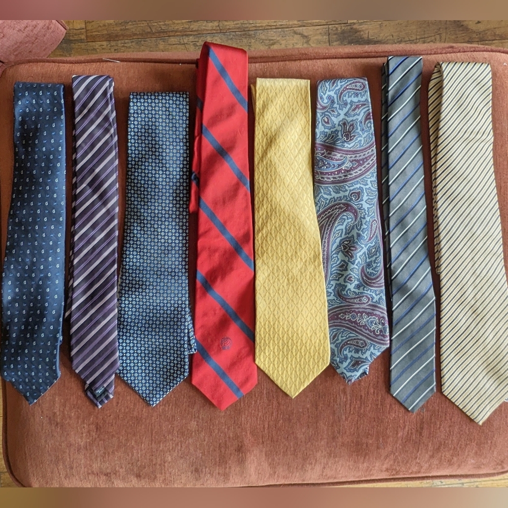 Men's Assorted ( Tommy Hilfiger , Hugo Boss And More)Silk Ties - Multi-Color Set